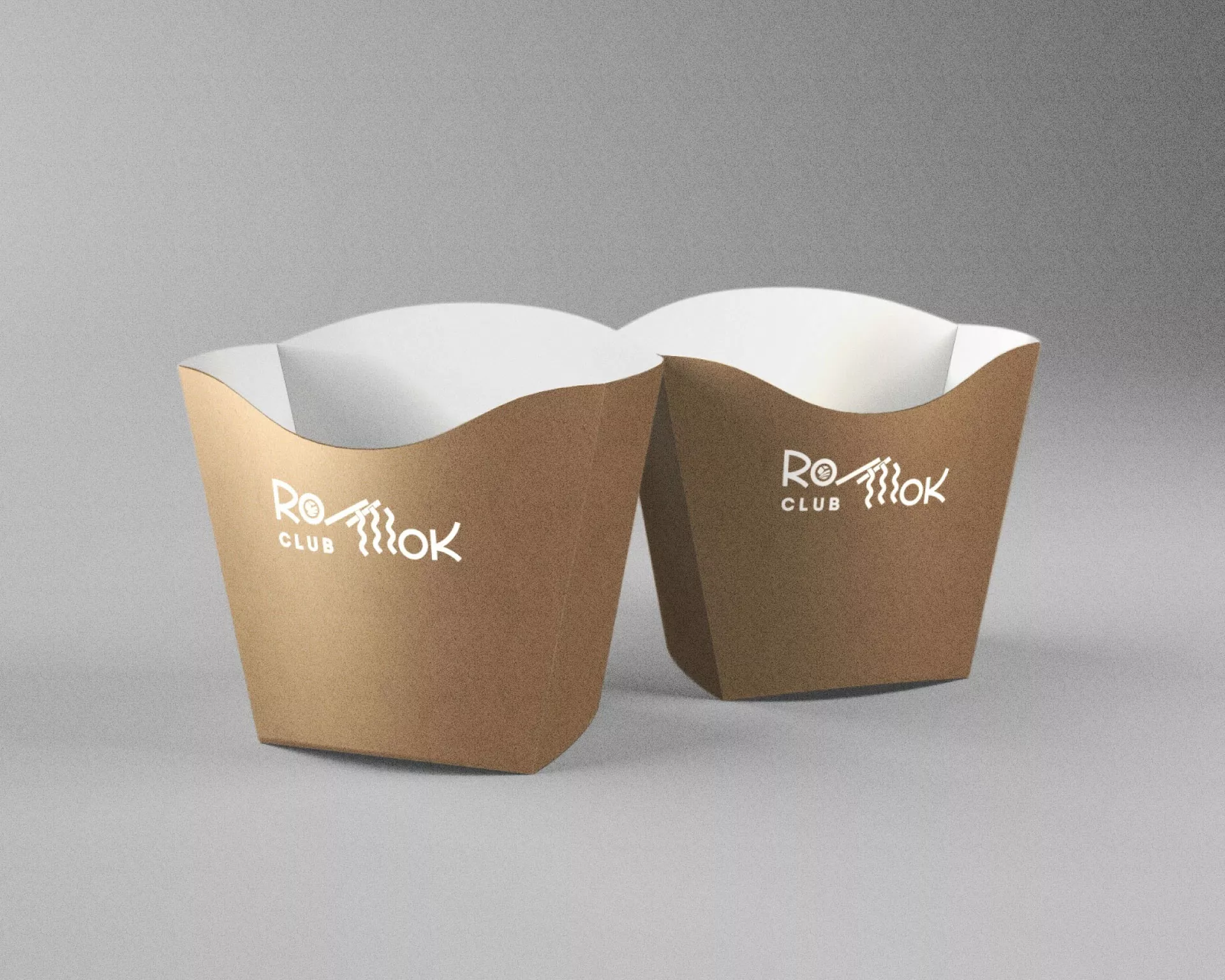 Создание дизайна упаковки суши-бара «Roll Wok Club» в Кургане